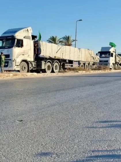 قافلة مساعدات جديدة من «سلمان للإغاثة» تصل إلى غزة