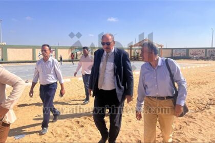 مدير إدارة العاشر يزور مدرسة حسان بن ثابت للتعليم الأساسي لتفقد سير العمل