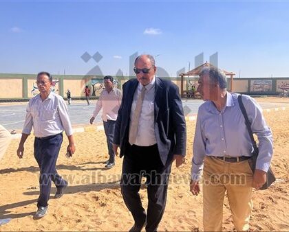 مدير إدارة العاشر يزور مدرسة حسان بن ثابت للتعليم الأساسي لتفقد سير العمل