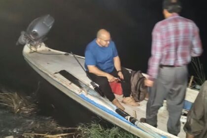 أعمال المسح الميداني تتواصل في مصرف بلبيس للبحث عن التماسيح