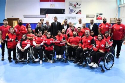 وزير الشباب يقوم بجولة تفقدية في المركز الأوليمبي ويلتقي بمنتخبات البوتشيا ورفع الأثقال وألعاب القوى البارالمبية