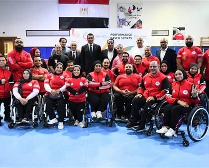وزير الشباب يقوم بجولة تفقدية في المركز الأوليمبي ويعقد لقاءً مع منتخبات البوتشيا ورفع الأثقال وألعاب القوى البارالمبية