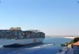 سفينة الحاويات العملاقة OOCl PORTUGAL تسجل عبوراً تاريخياً في قناة السويس