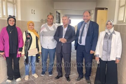 قيادات تعليم الشرقية تواصل جولتها التفقدية لمتابعة سير الدراسة في مدرسة حسان بن ثابت