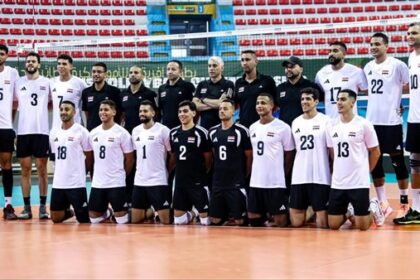 منتخب مصر يتخطى إفريقيا الوسطى ويتأهل إلى ربع نهائي بطولة إفريقيا للكرة الطائرة في تونس