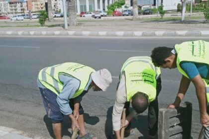رفع حالة الاستعداد في دمياط الجديدة لمواجهة مياه الأمطار