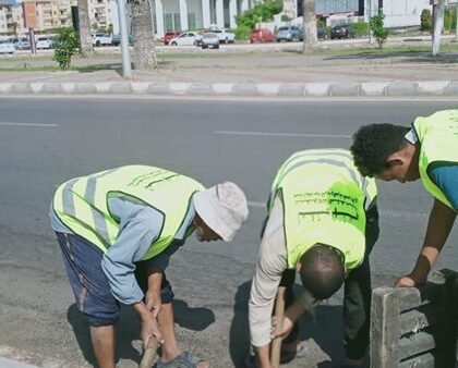 رفع حالة الاستعداد في دمياط الجديدة لمواجهة مياه الأمطار
