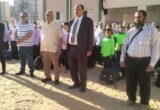 مدير تعليم العاشر من رمضان يقوم بجولة تفقدية لمتابعة تشغيل المدارس الجديدة