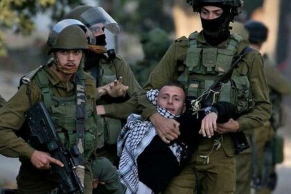 اعتقال شاب فلسطيني جراء إصابته بالرصاص في شرق نابلس على يد قوات الاحتلال