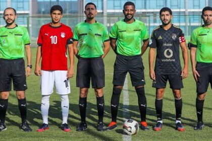 منتخب الناشئين يحقق تعادلاً مع فريق الأهلي 2007 في مباراة ودية