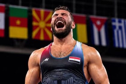 محمد مصطفى البطل الأولمبي يعود لتمثيل مصر في المصارعة بعد تجربة في أمريكا