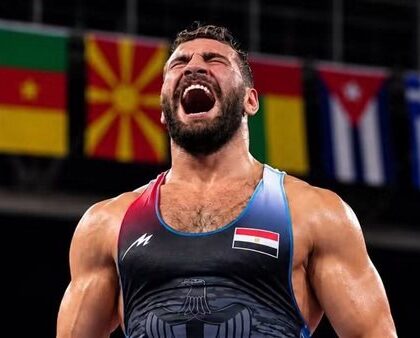 محمد مصطفى البطل الأولمبي يعود لتمثيل مصر في المصارعة بعد تجربة في أمريكا