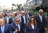 زيارة وزيرة التنمية المحلية والبيئة ومحافظ الدقهلية لمتابعة معدات دعم منظومة النظافة والجمع السكني في المنصورة وتفقد أتوبيسات “مواصلات المنصورة” ذات الخدمة “VIP”