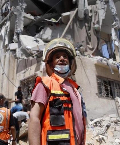 إنقاذ فلسطيني بعد انهيار جزئي لمبنى في غزة في ثالث حادث خلال 4 أيام